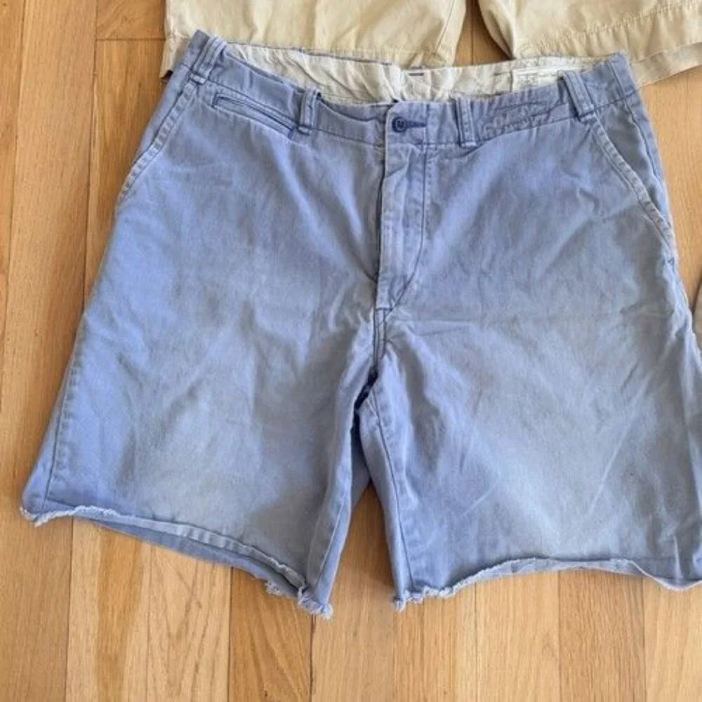 Polo Ralph Lauren Mens Khaki Shorts Lot of 4 Size 35